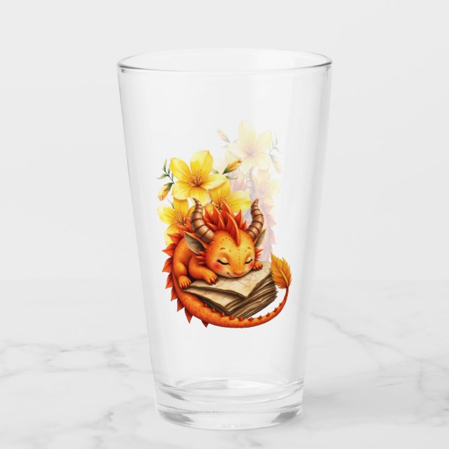Copo De Pint O Pequeno Dragão Místico.  (Frente)