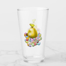 Copo De Pint O Pintinho de Páscoa e o Ovo de Páscoa Dourado