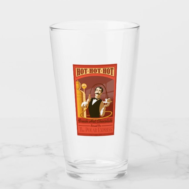 Copo De Pint O Polar Express | Arte venosa com chocolate quente (Frente)