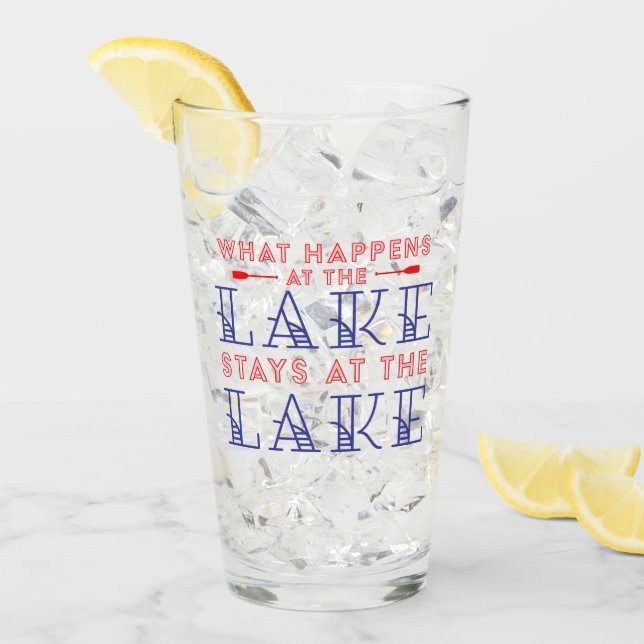 Copo De Pint O que acontece nas estadas do lago no lago (Gelo frontal)