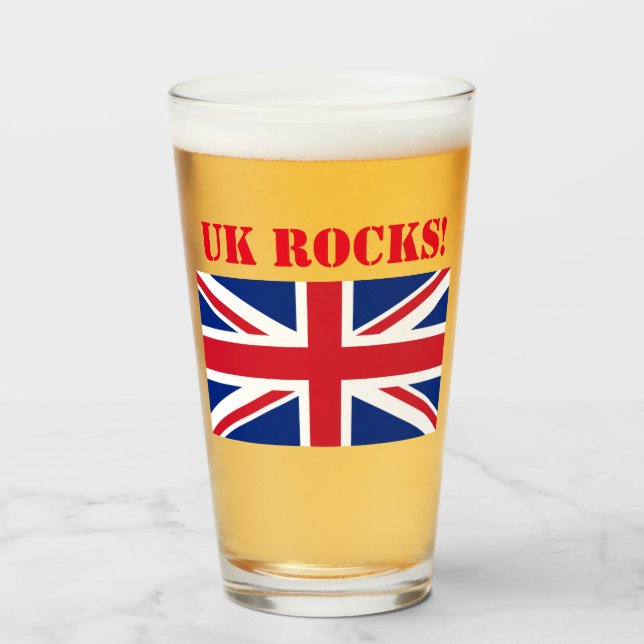 COPO DE PINT O REINO UNIDO ROCKS! (Frente (Preenchido))