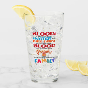 Copo De Pint O sangue é mais espesso do que a água, mas o arbus