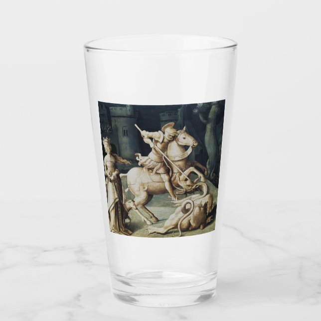 Copo De Pint O santo George e o Dragão (Frente)