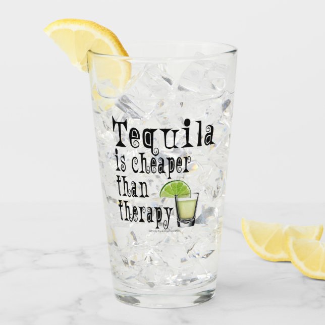 Copo De Pint O Tequila é mais barato do que a bebida Highball (Gelo frontal)