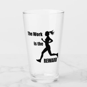 Copo De Pint O Trabalho É A Mulher Recompensa.