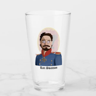 Copo De Pint O Vidro Da Cerveja Ron Swanson