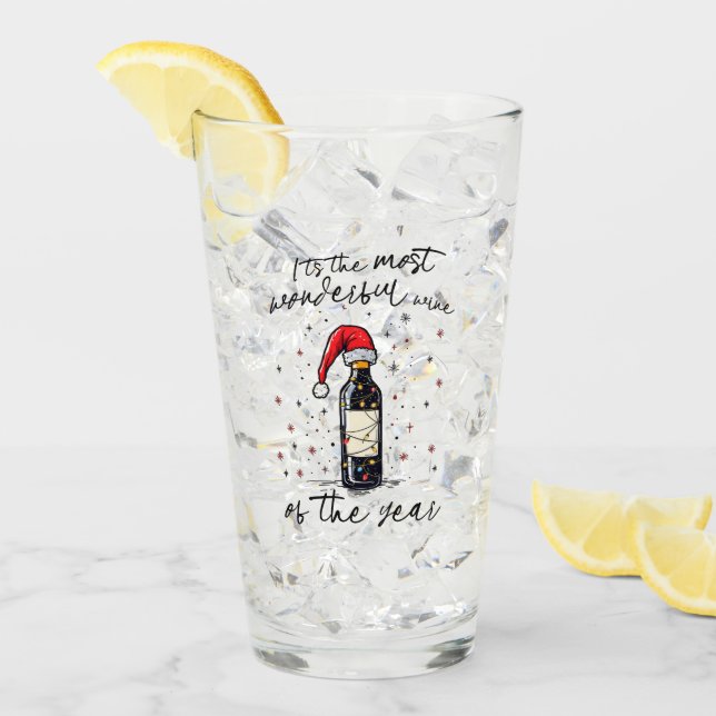 Copo De Pint O Vinho Mais Maravilhoso Do Ano (Gelo frontal)