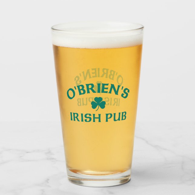 Copo De Pint O'Brien's Irish Pub (Frente (Preenchido))