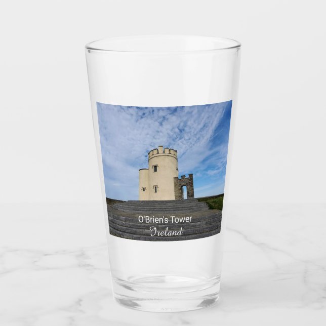 Copo De Pint O'Brien's Tower Ireland Souvenir Drinking Glass (Frente)
