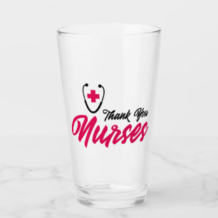 Copo De Pint Obrigado Enfermeiras Rosa