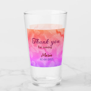 Copo De Pint Obrigado por adicionar data de nome da festa de an