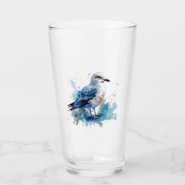 Copo De Pint Ocean Breeze: Watercolor Seagull