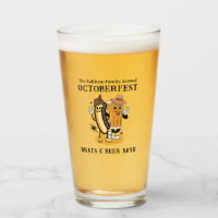 Octoberfest Brats e Beer Fall Party Retro