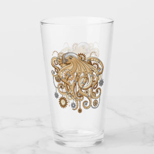 Copo De Pint Octopus Steampunk Surreal Style Machine
