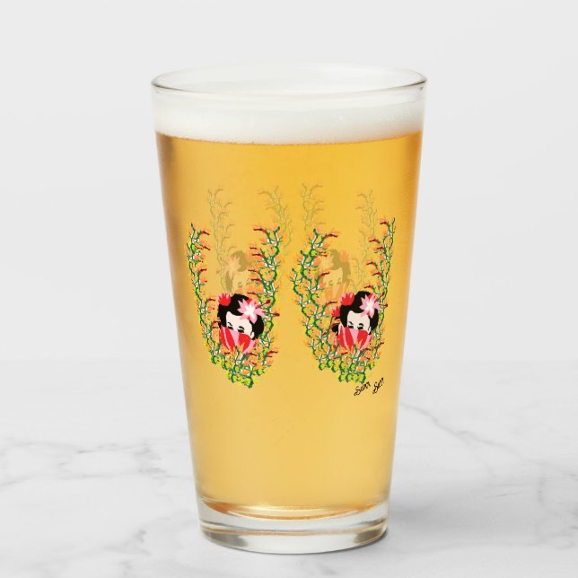 Copo De Pint Óculos de cerveja: Olhe dentro (Frente (Preenchido))