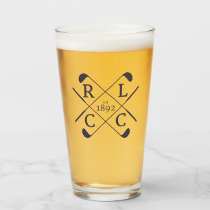 Copo De Pint Óculos de pintura RLCC - Logotipo de Golf de Argyl