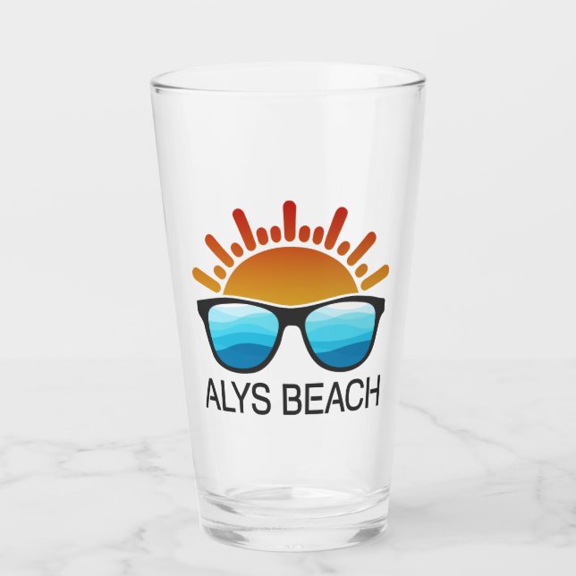 Copo De Pint Óculos de Sol de Alys Beach (Frente)