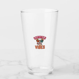 Copo De Pint Óculos de Sol de Cachorro Vibrações de Verão Camis