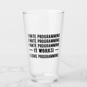 Copo De Pint Odeio Programação - Programador Engraçado II