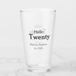 Copo De Pint Olá, junte nome de vinte anos. Adicionar minim de 
