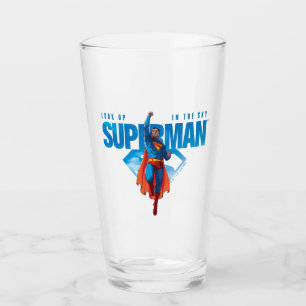 Copo De Pint Olhe para cima É o Super-Homem
