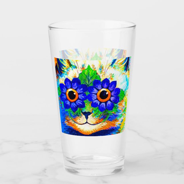 Copo De Pint Olhos de Flor de Gato (Frente)