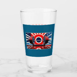 Copo De Pint Olimpiadas de Arte Pop Patriótica