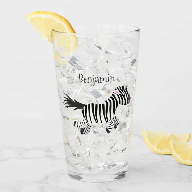 Copo De Pint Óptica engraçada e engraçada com desenho animado (Gelo frontal)