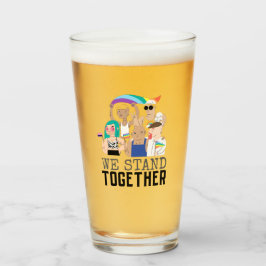 Copo De Pint Orgulhamo-nos LGBTQ Juntos, unidade Pessoas