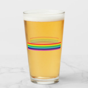 Copo De Pint Orgulho arco-íris cores lgbtq gay flag -