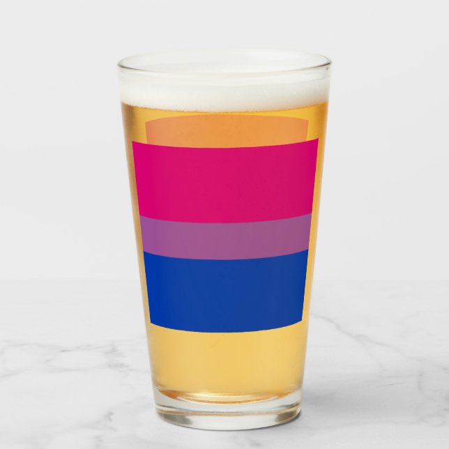 Copo De Pint Orgulho Bissexual! (Frente (Preenchido))