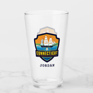 Copo De Pint Orgulho Connecticut do estado