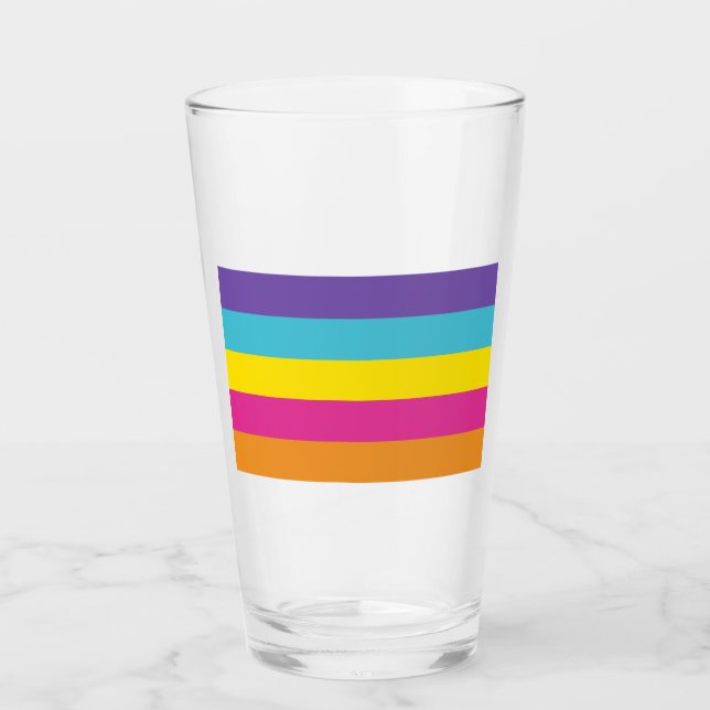 Copo De Pint Orgulho de Gênero Não Binário (Frente)