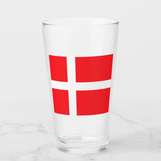 Copo De Pint Orgulho Dinamarquês Tumbler - Elegância de Dannebr (Frente)