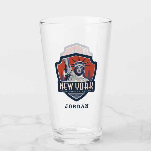 Copo De Pint Orgulho Estatal | Nova Iorque (Frente)