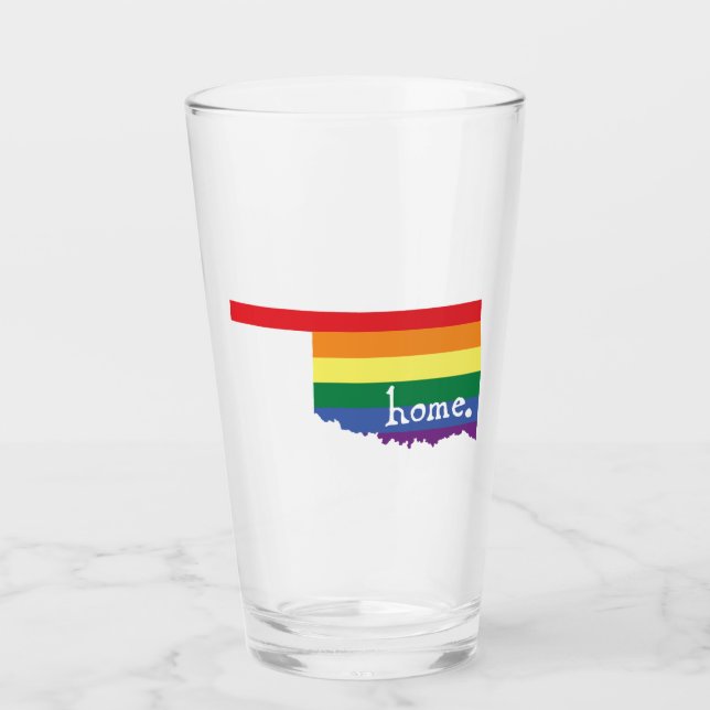 Copo De Pint Orgulho gay| Oklahoma (Frente)