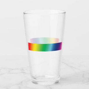 Copo De Pint Orgulho lgbtq lgbt arco-íris cores padrão taça 