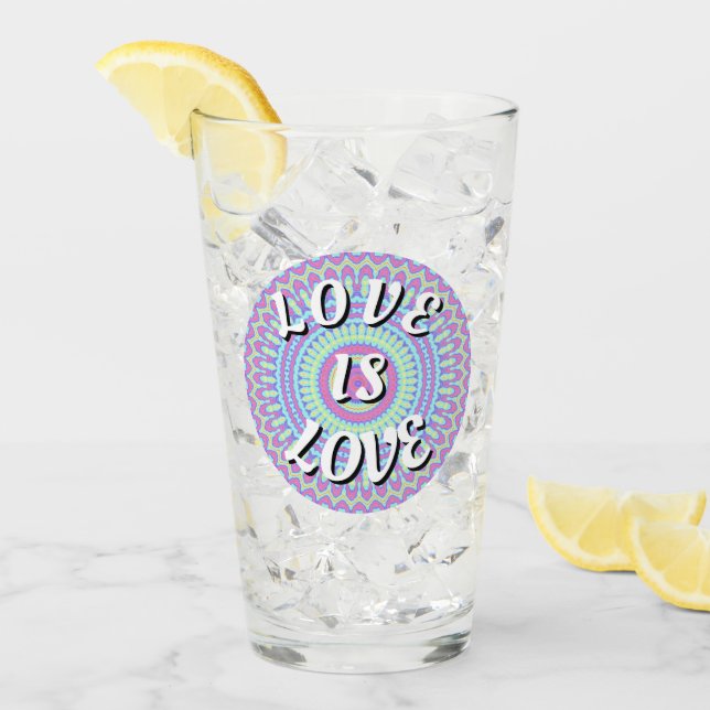 Copo De Pint Orgulho Love Is Love (Gelo frontal)