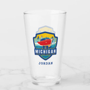 Copo De Pint Orgulho Michigan do estado