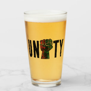 Copo De Pint orgulho negro punho vermelho verde bandeira pan-af