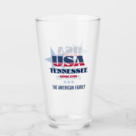 Copo De Pint Orgulho Patriótico do Tennessee Personalizado