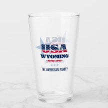 Orgulho Patriótico Wyoming Personalizado