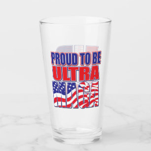 Copo De Pint Orgulhoso de ser Ultra Maga - Vamos Brandon