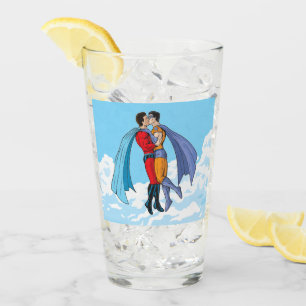 Copo De Pint Os dois super-heróis de Slipperyjoe beijando perso