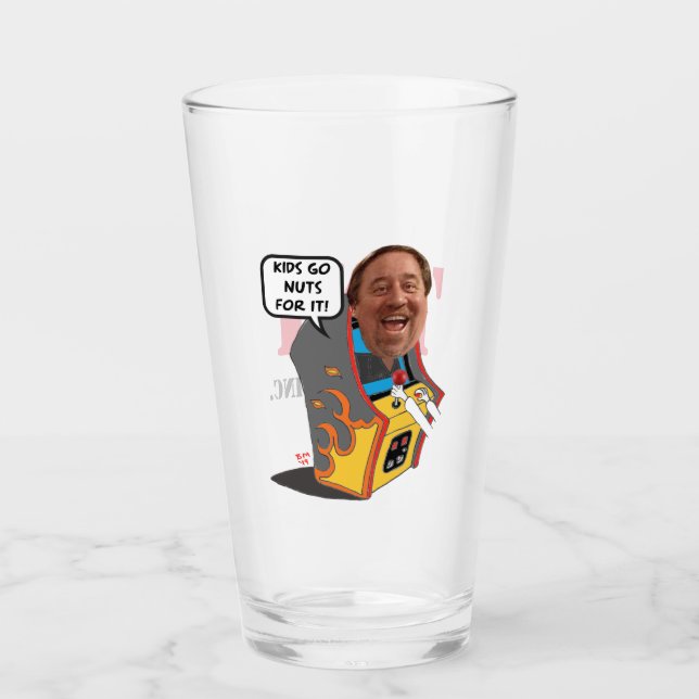 Copo De Pint Os miúdos dos divertimentos de TNT vão vidro da (Frente)