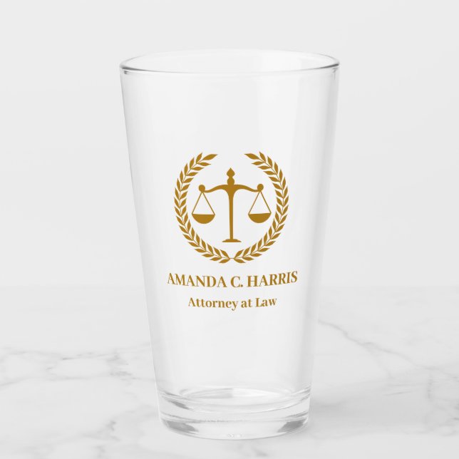 Copo De Pint Ótimo para Advogados, Procuradores, Juízes, Assist (Frente)