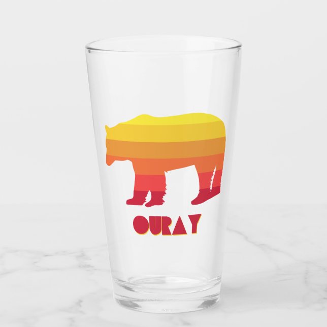Copo De Pint Ouray Colorado Rainbow Bear (Frente)