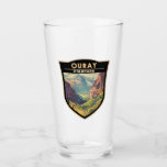Copo De Pint Ouray Colorado Viagem Art Vintage<br><div class="desc">Ouray no estilo de arte vetorial. Ouray,  Colorado,  também conhecido como Suiça da América,  é de longe um dos lugares mais subestimados no Colorado.</div>