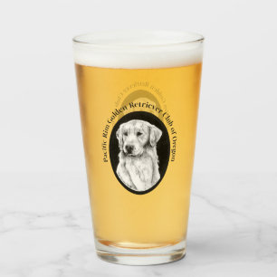 Copo De Pint Ouro Retriever Pint Glass