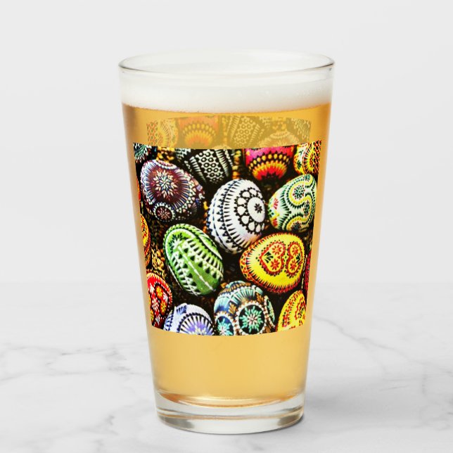 Copo De Pint Ovos de Páscoa Molhados (Traseira (Preenchido))